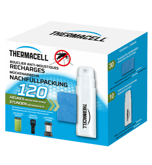 Recharges 120H pour diffuseur et lanterne bouclier anti-moustiques